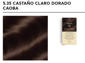 APIVITA COLOR ELIXIR 5.35 LIGHT BROWN GOLD MAHOGANY