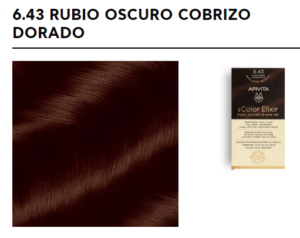APIVITA COLOR ELIXIR 6.43 DARK BLONDE COPPER GOLD